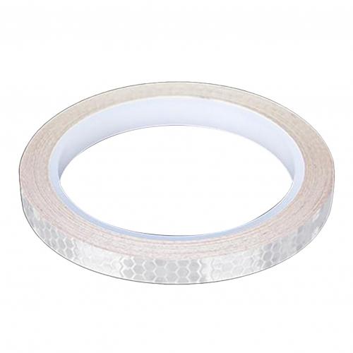 1Pc 8 Meter Auto Styling Reflecterende Streep Tape Motorcycle Bike Body Velg Wiel Streep Tape Stickers Decoratieve Blauw/rood/Geel: WHITE