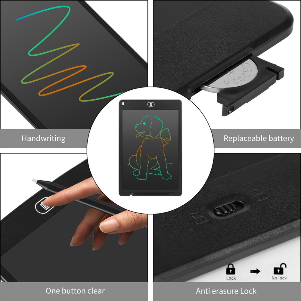 8.5/10/12 Inch Kleurrijke Displa Lcd Schrijven Tablet Draagbare Slimme Elektronische Notepad Tekening Grafische Handschrift Pad Board Fs