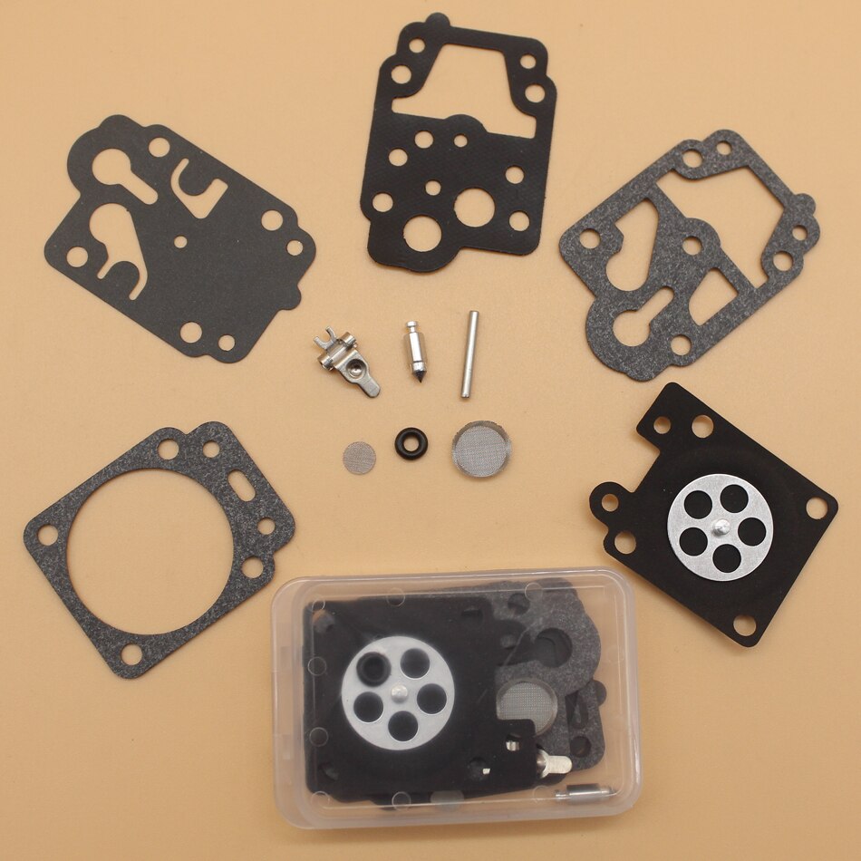 2Pcs/lot Carb Rebuild Kit For Walbro K10-WYC WYC-7-1 WYC-8-1 WYC-9-1 Carburetor Repair Overhaul Kit