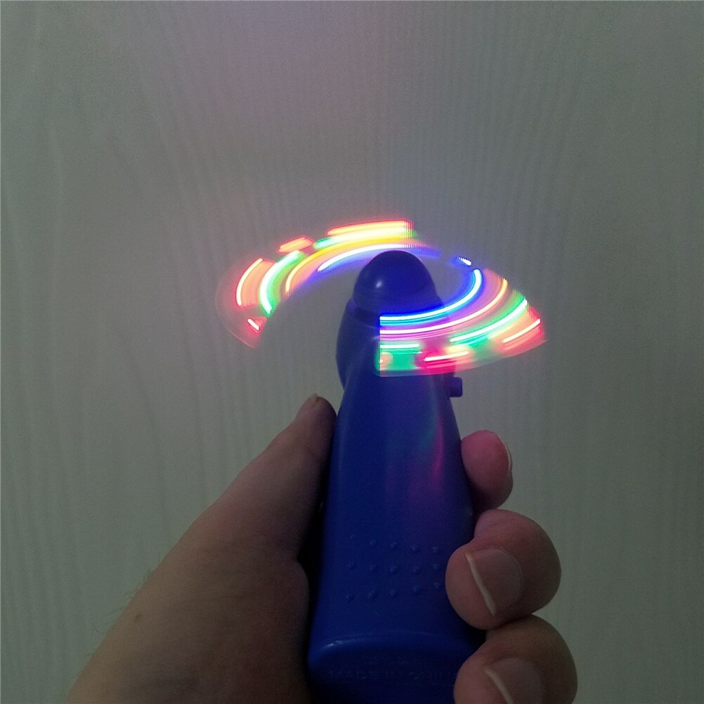 Led kleurenventilator matrix draagbare mini luchtkoelventilator willekeurige kleur