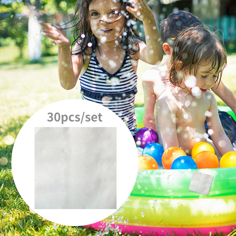 30pc Waterproof Self Adhesive Nylon Sticker Inflatable Swimming Pools Cloth Patches Tent Sofa Raincoat Umbrel Repair Tape