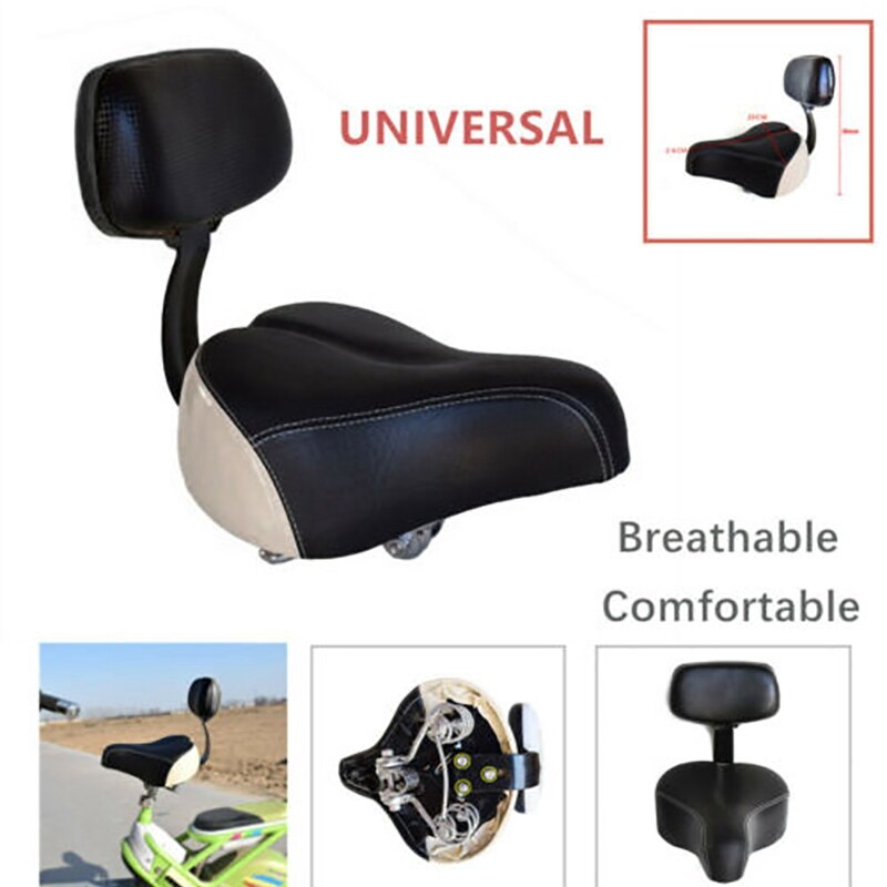 Selle universelle pour tricycle, vélo de montagne, véhicule électrique, coussin de siège avec dossier