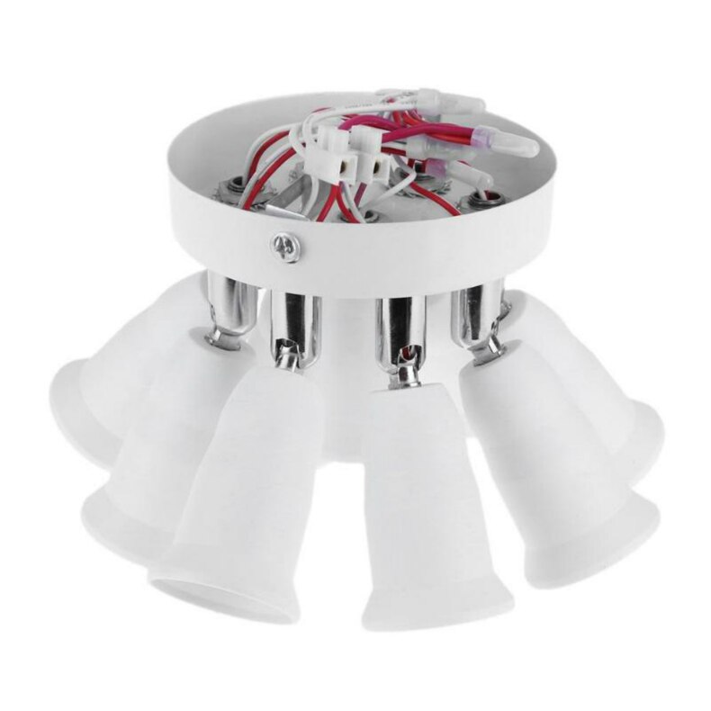 Draaibare 3/5/9 Heads Edison Schroef E26 E27 Gloeilamp Socket Splitter Verstelbare Lamp Houder Adapter Converter Lamp Base Houder: 9 in 1