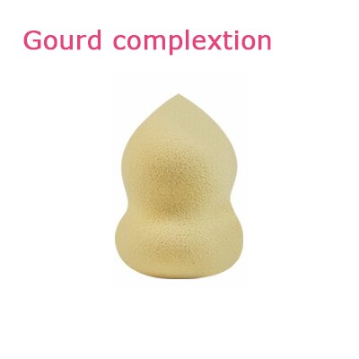 1 st microjoy foundation svamp ansikts makeup svamp kosmetisk puff skönhet kalebass puder puff make up svamp för ansikte: Kalebass-hy