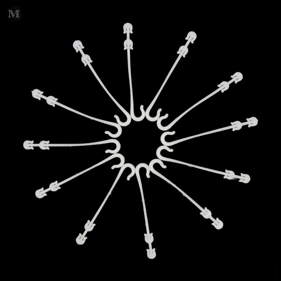 100PCS Plastic Truss Haken Cluster J getypt Haak Ondersteuning voor Houden Onbepaalde Tomaten Vruchten van Breken Uit de Plant