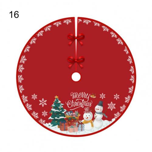 80% hübsche, runde, dekorative baumdecken aus flanell für weihnachten – exquisite baumunterlagen für feste: 16