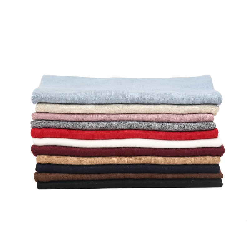hiver unisexe écharpes femmes anneau cou col écharpe doux cachemire-comme solide Bandana hommes en plein air Snood enveloppes