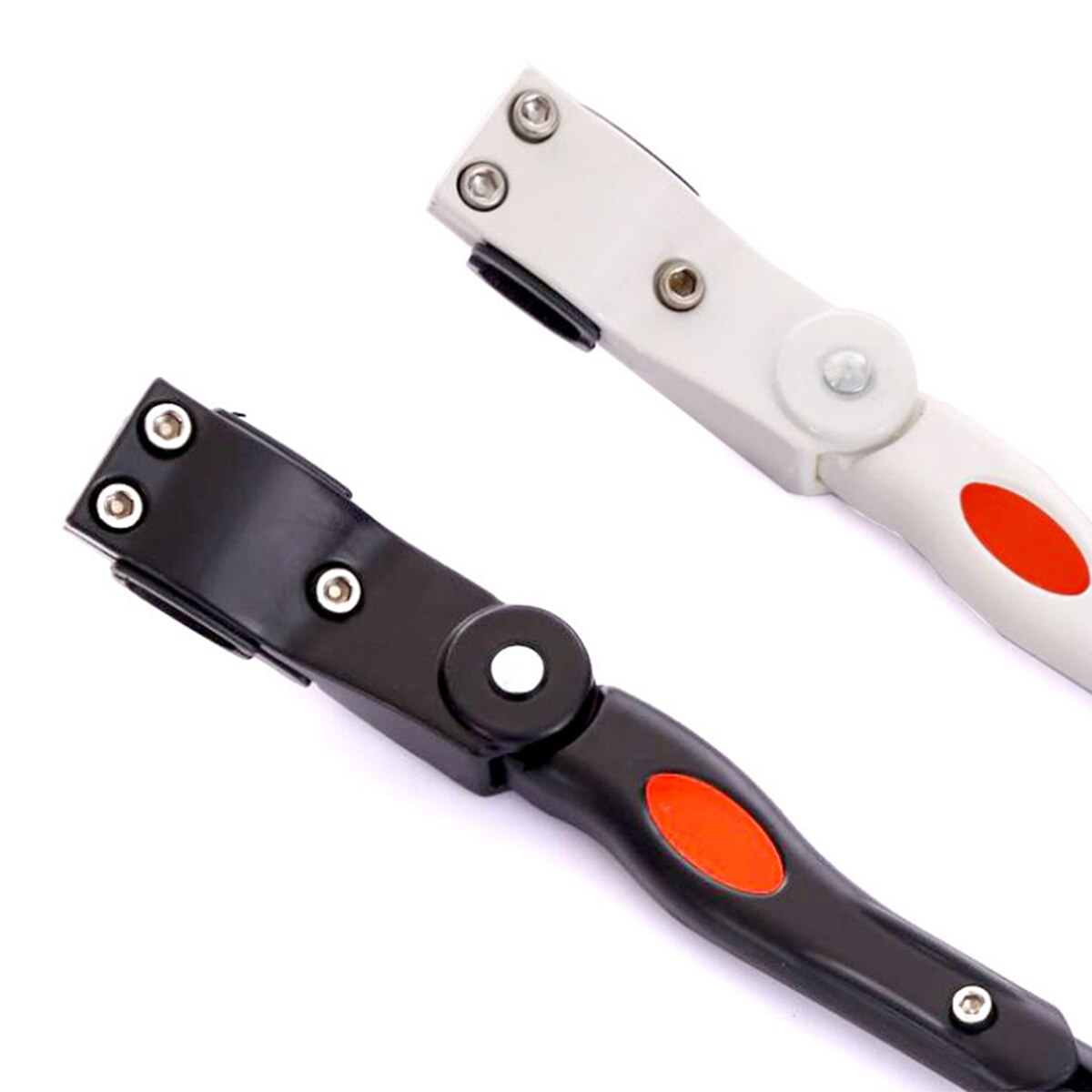 Bike Kickstand Adjustable Aluminum Alloy Bicycle Parking Side Leg Supporter Mountain Bike Natooke Black White