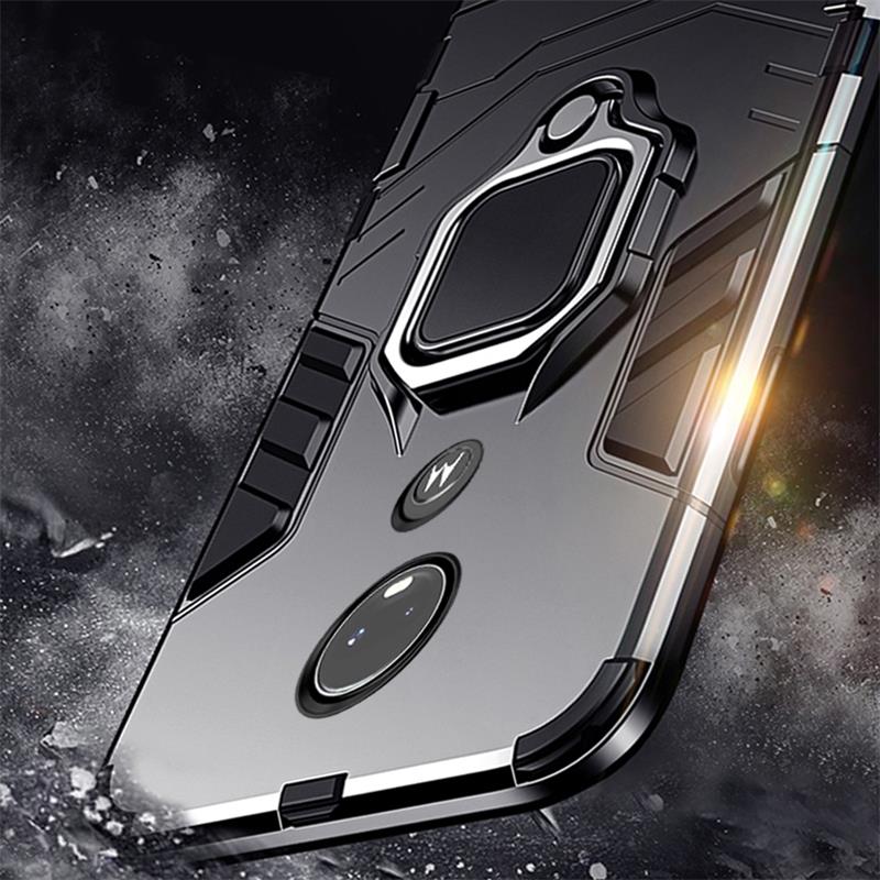 Coque d'armure antichoc pour Motorola Moto G7 souple TPU + Coque arrière PC sur Moto G7 Plus G7plus Coque accessoire pour Moto G7 Play Fundas