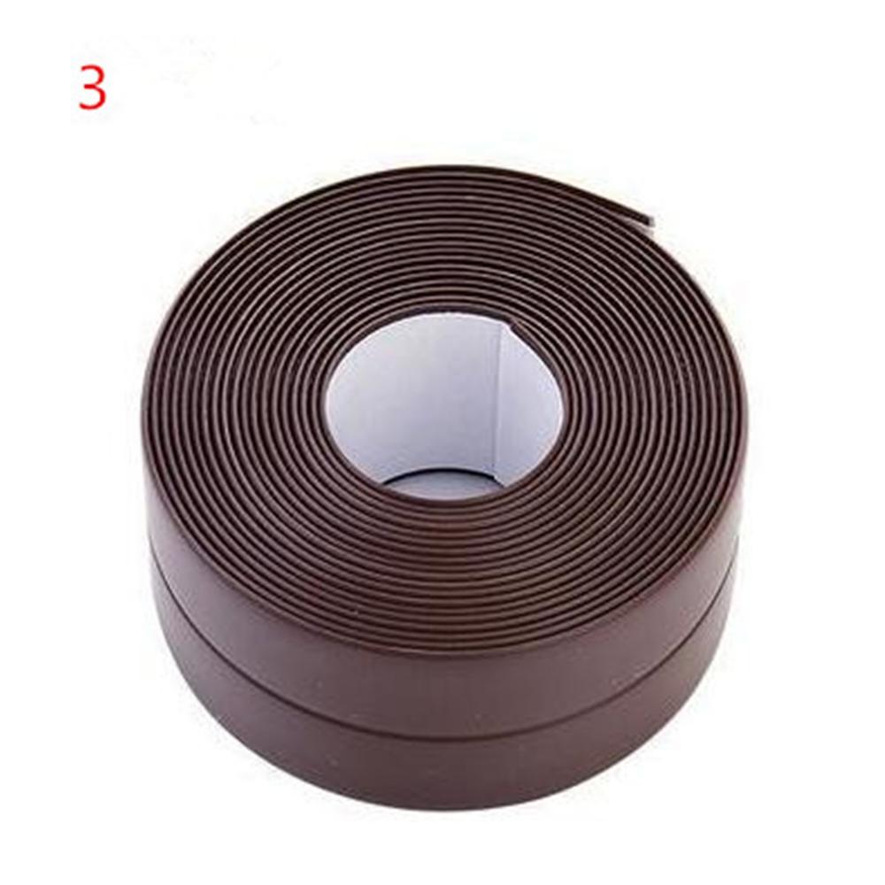 Wallpapers DIY Self Adhesive Wallpaper Borders Wall Sticker PVC Wallpaper Wall Paper Kitchen Floor Papel Pintado: brown