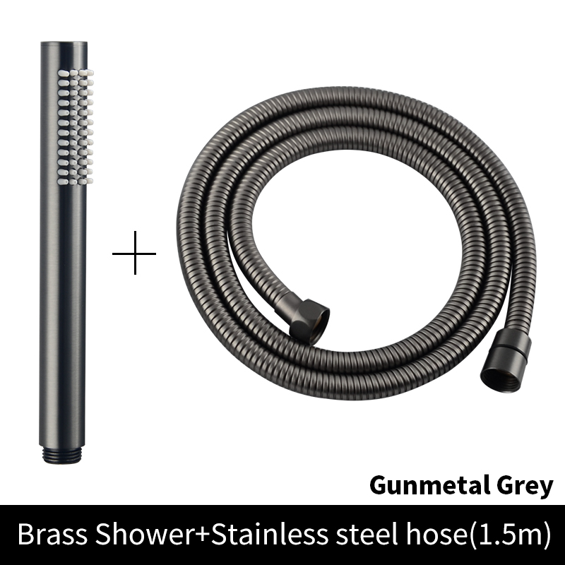 Durcheinander-Duschkopf, wassersparend, für Badezimmer, Handbrause, Sprühgerät-einstellen, Schwarz/Weiß/RoséGold/Badesprinkler aus gebürstetem Nickel/Chrom