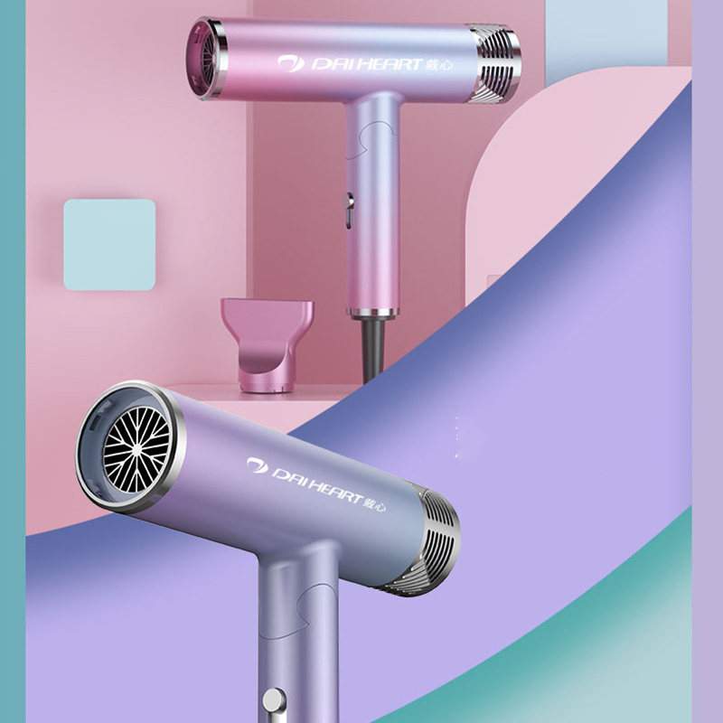 Sèche-cheveux pliable 110V-220V, 1800W, Ion négatif, léger, silencieux, Style