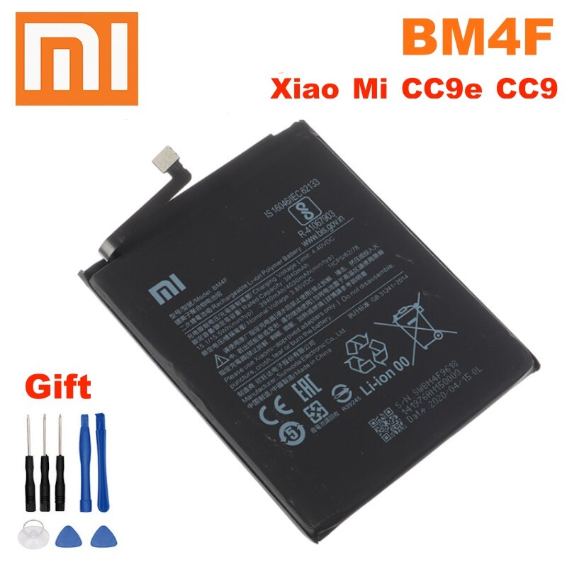 Originele Xiao Mi CC9e CC9 CC9 E Batterij BM4F 4030Mah Vervangend Telefoon Batterij