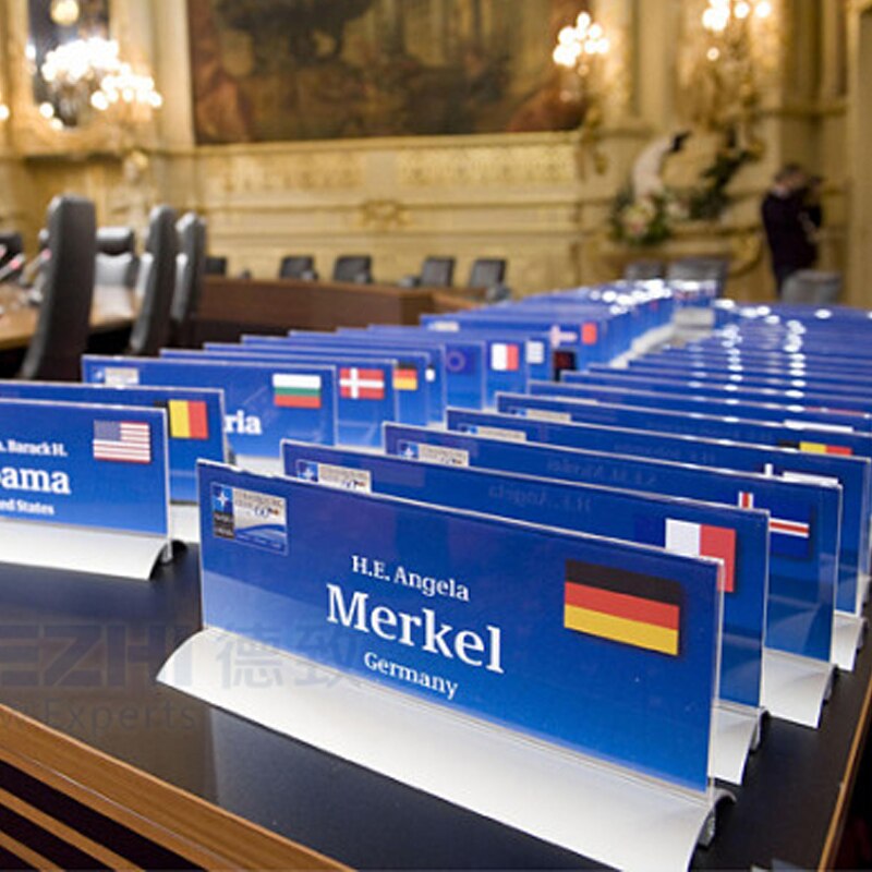 A4/A5 Vertical/Horizontal Table Display 210*297 Meeting Room Desktop Holder Menu Display for Restaurant Acrylic Clear Holder