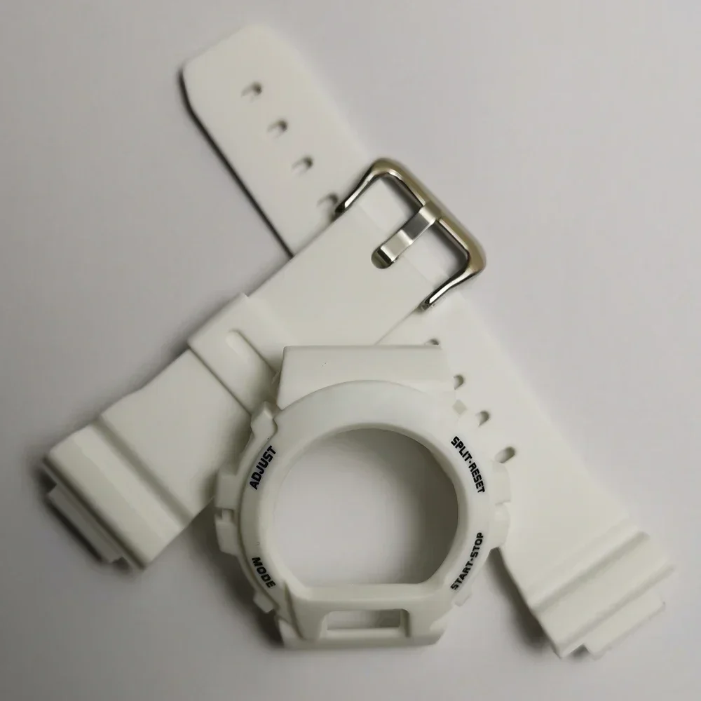 Funda de silicona para Casioak, correa de repuesto de resina para GW-6900A, G-6900B, GLX-6900GB, DW6900, accesorios de bricolaje: Red black