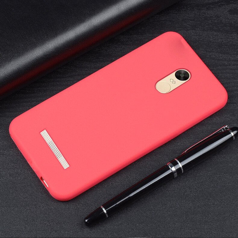 For Xiaomi redmi note 3 Case Cover xiaomi redmi note 3 pro case Ricestate Super Frosted Shield back cover Redmi Note3 soft case: Red