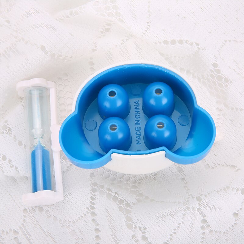 1pcs Cartoon Timer Countdown Toothbrush Holder for Children Hourglass Ornament Plastic Bathroom Accessories