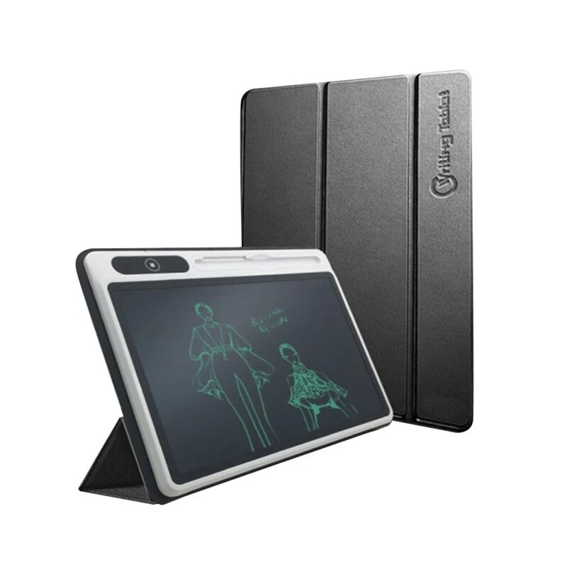 10.1 Inch LCD Writing Tablet Smart Business Electronic Small Blackboard Drawing Board with Protective Case: black