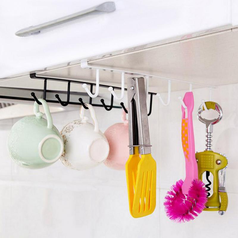 Estante de almacenamiento de tazas para cocina, soporte colgador para armario gancho para colgar platos, estante de almacenamiento en el pecho, estante de almacenamiento para baño soporte para almacenamiento organizador