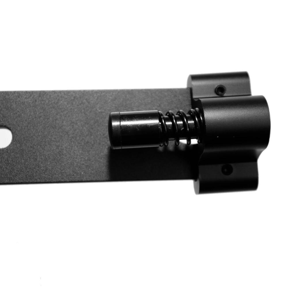 Gifsin skydedørsdør hardware kit sorte dørpropper (et par)