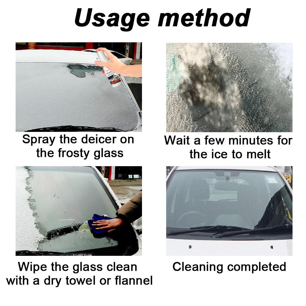Agent antigel De dégivrage rapide d'agent De dégivrage d'automobile De dégivrage De pare-brise De voiture De 30ml/100ml pour le rétroviseur De fenêtre en verre