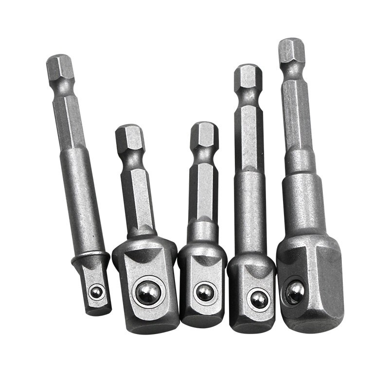 3pc 8pc poran hylsysovitin iskunvaimentimelle, jossa on kuusiokolon muotoinen neliömäinen hylsyporanterän palkin jatke 1/4 " 3/8 " 1/2 -bittinen sarja