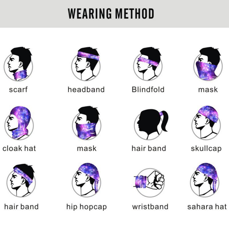 Crâne visage écharpe hommes vélo vélo casquette de cyclisme bandeau équitation route femmes écharpe Bandana montagne chapeau casquette filles Pirate écharpe