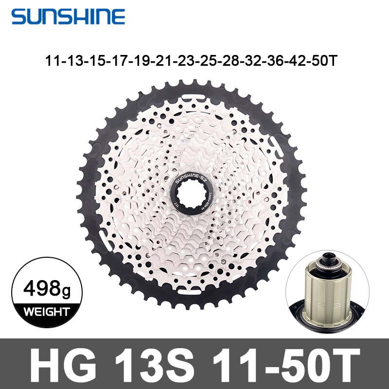 Mountain Bike 13-Speed Derailleur Groupset LTWOO Shifter RD KMC X12 Chain SUNSHINE 13S 11-50T Cassette flywheel K7 13V MTB Parts