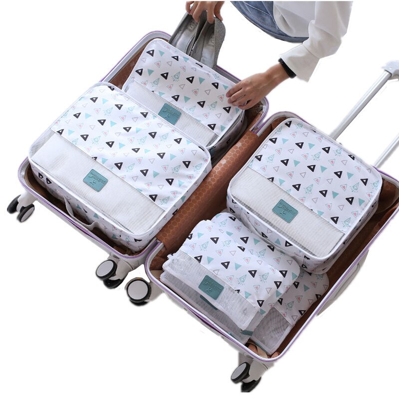 Männer frauen Reise Lagerung Pouch Set Wasserdichte Kleidung Schuhe Unterwäsche Kosmetische Veranstalter Tasche Koffer Tote Zubehör Produkt