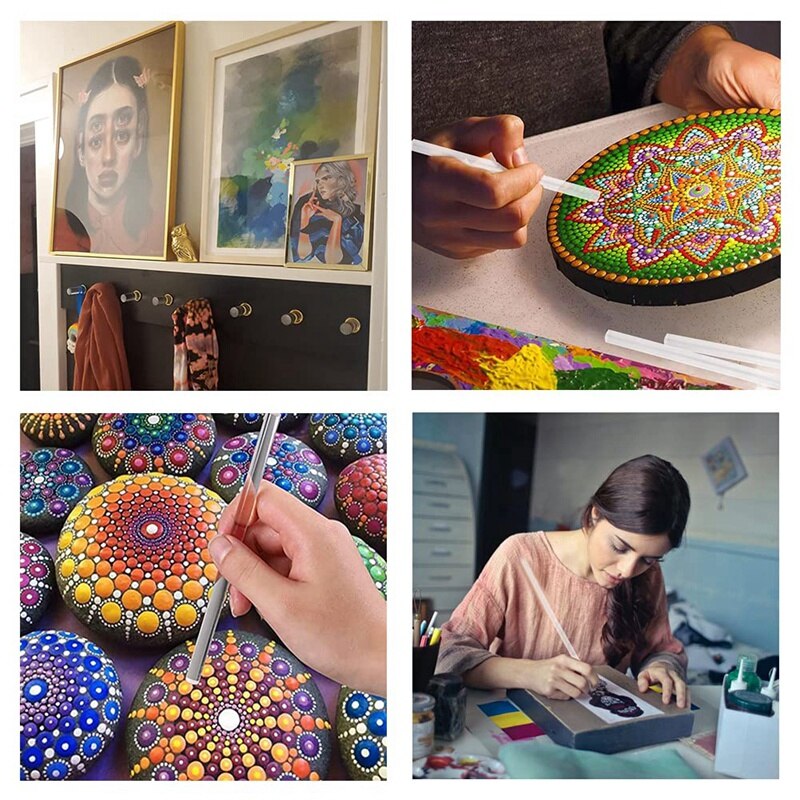 Acrylic Dowel Rods For DIY Crafts,Acrylic Lollipop Cake Pops Sticks,Round Rods Round Cake Dowels Rhythm Sticks