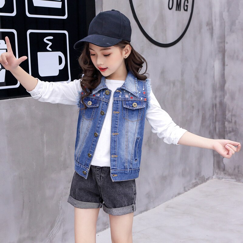 Cool Girl Denim Vest
