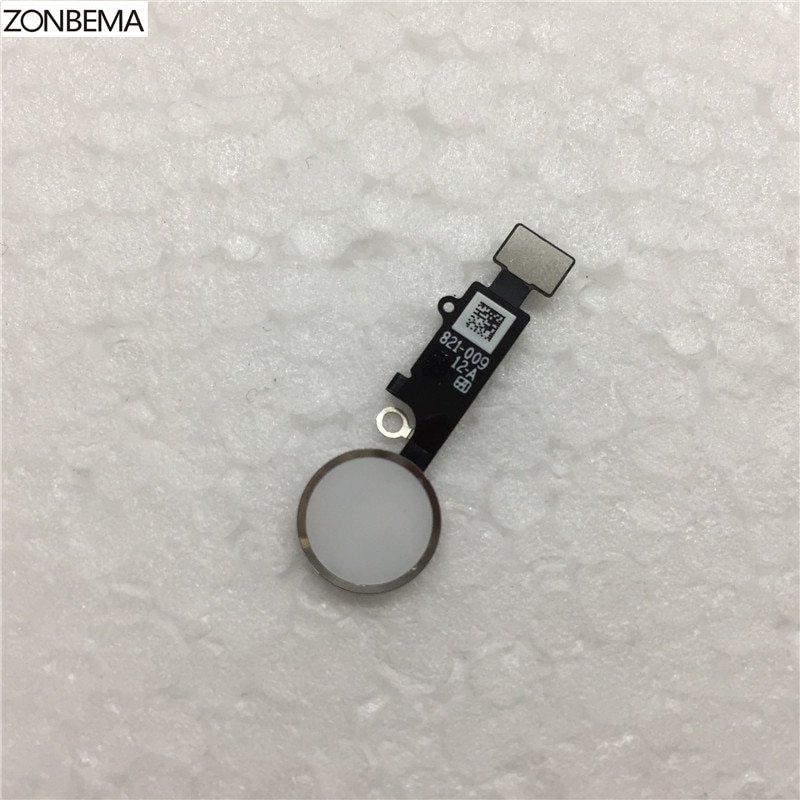 ZONBEMA Home button met Flex Kabel Lint assembly Voor iPhone 7 8 Plus 4.7 "5.5" Vervanging deel
