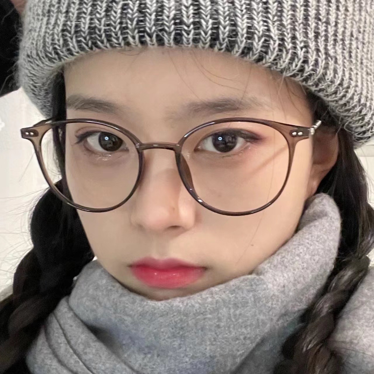 Gafas poligonales redondas unisex para hombre y mujer, lentes con montura metálica, lisas, para miopía,-1,0-2,5-2, novedad de