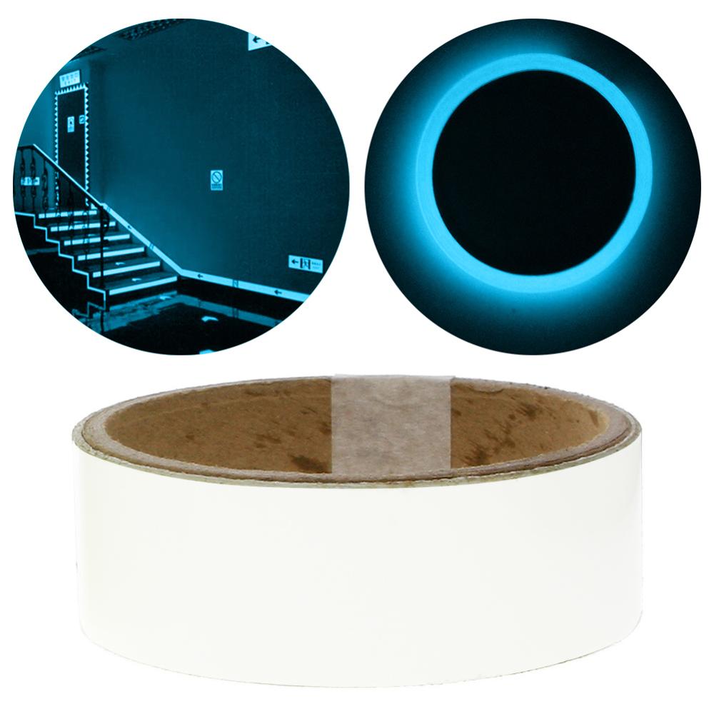Luminous Tape Self-adhesive Night Vision Tape Wall Sticker Glow in the Dark DIY Fluorescent Warning Emergency Sticker Home Decor