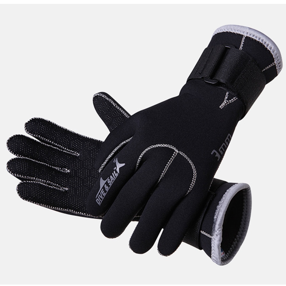 3mm neopren dykkehansker svømme snorkelutstyr anti-ripe hansker med for vinter varm dykking surfing snorkling