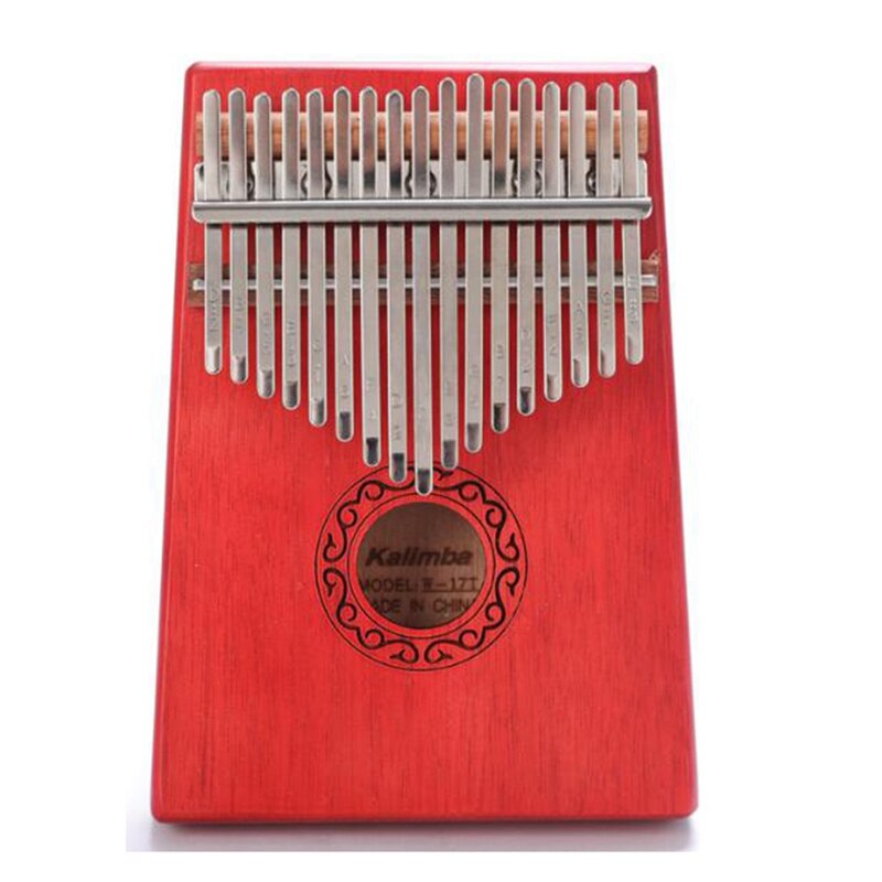 Kalimba de 17 teclas - Piano de pulgar - Mbira - Madera sólida portátil