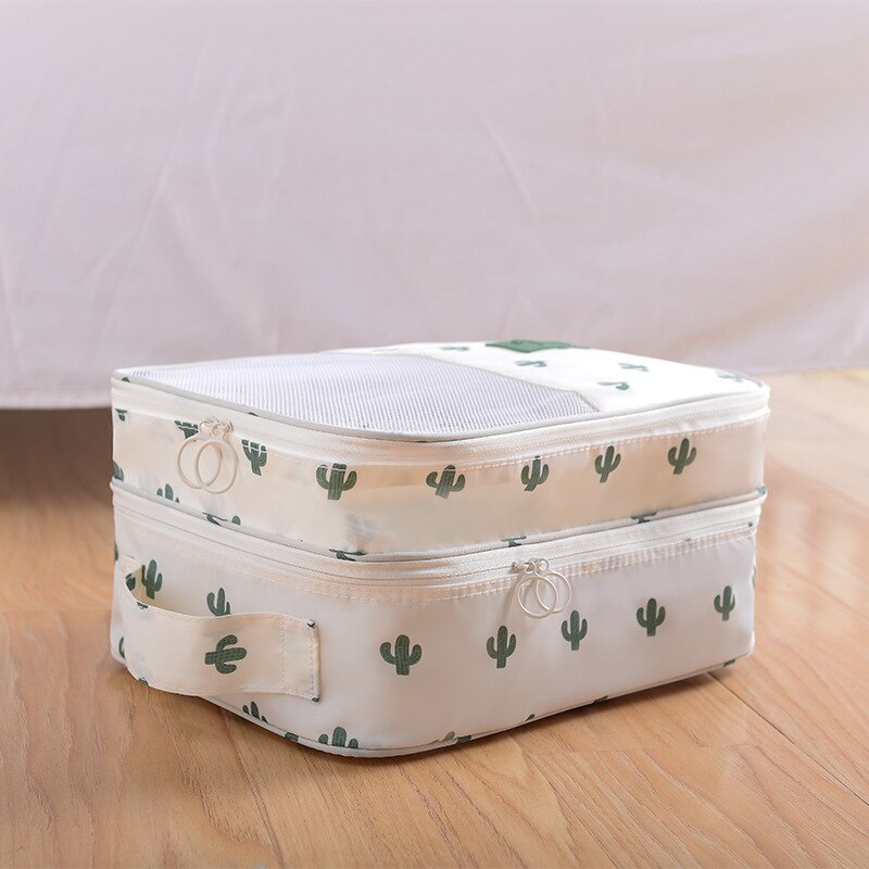 Scarpe portatili Antipolvere Sacchetto di Immagazzinaggio Delle Donne Degli Uomini di Doppio Impermeabile Shoe Organizer Multifunzione Scarpe Da Viaggio Smistamento Box Di Stoccaggio
