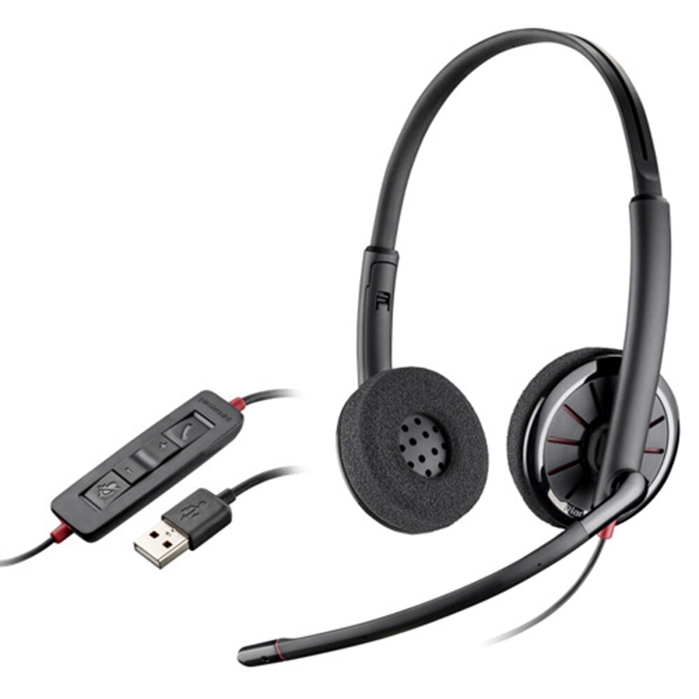 Plantronics Blackwire C320 C320-M USB-A Headset, Binaural Heads 85619-101