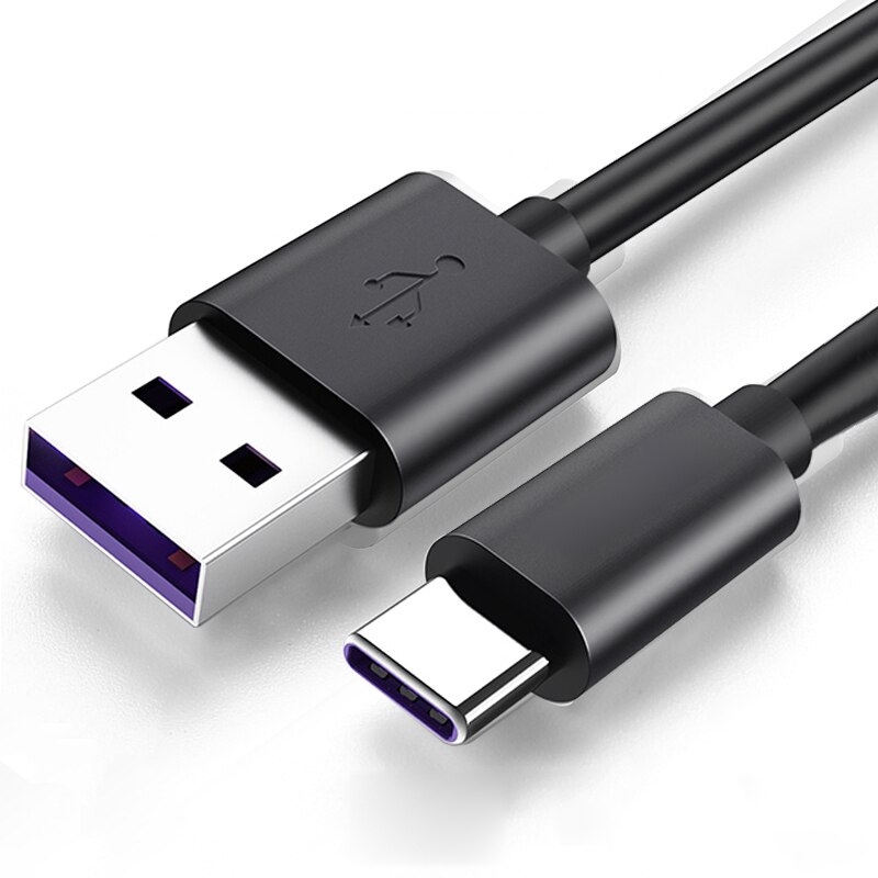 USB Type C Cable for Huawei P40 P30 P20 Lite Mate 30 Pro Quick charge USB C Fast Charging Cable Type C Cable for Redmi Note 9S: Black / 1m