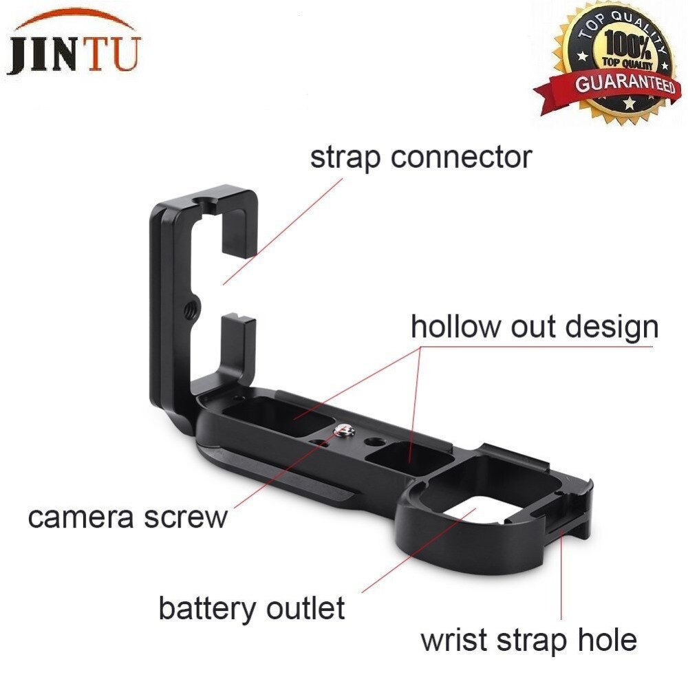 JINTU – poignée de caméra verticale, plaque de support en L à dégagement rapide, pour Sony Alpha a7 a7R a7S, compatible arca-swiss Standard BENRO