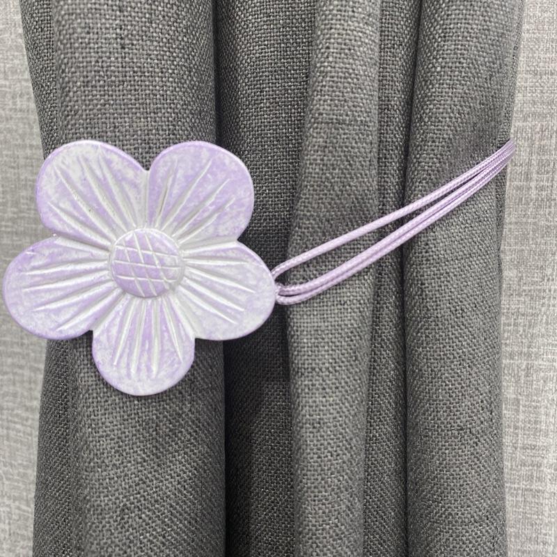 Udskårne blomster hjem vinduesindretning gardin magnetisk spænde tieback holdback remholder klip stue ornament tie-back