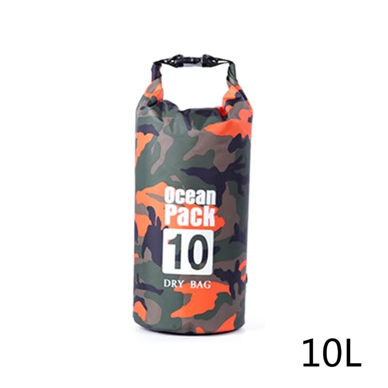 Vandtæt tørpose til kvinder mænd , 5l/10l/20l/30l rulle top let tør opbevaringstaske rygsæk til rejser ,4 farver: O -2
