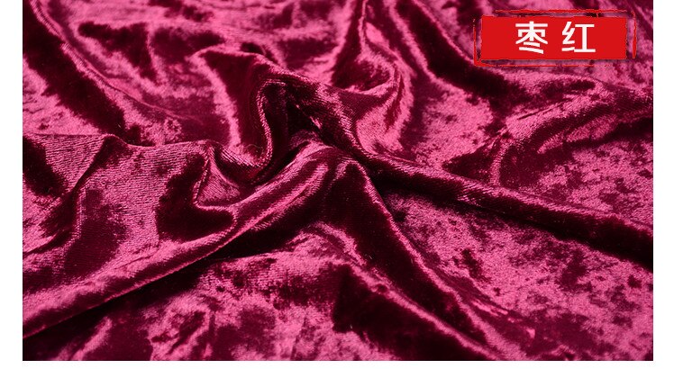 Tissus en velours doré 100x160cm | Tissu pour vêtements, bricolage, patchwork de couture, tissu fait main: dark pink