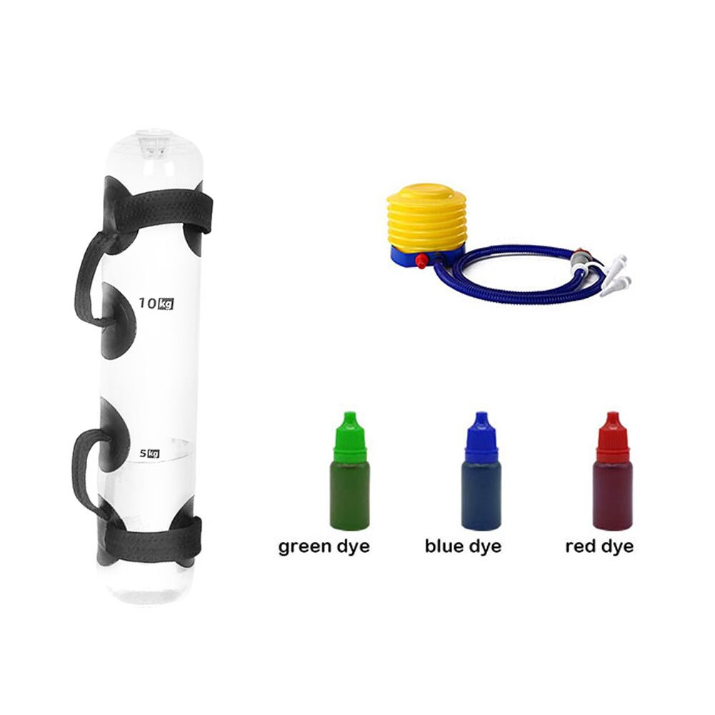 15/20/35KG Adjustable Water Power Bag Home Fitness Aqua Bags Weightlifting Body Building Gym Sports Crossfit Heavy Duty