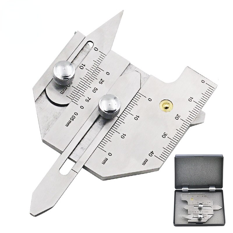 Calibro di saldatura misuratore di righello calibro di saldatura altezza del tallone saldatura cucitura spacco misura saldatura ispezione righello