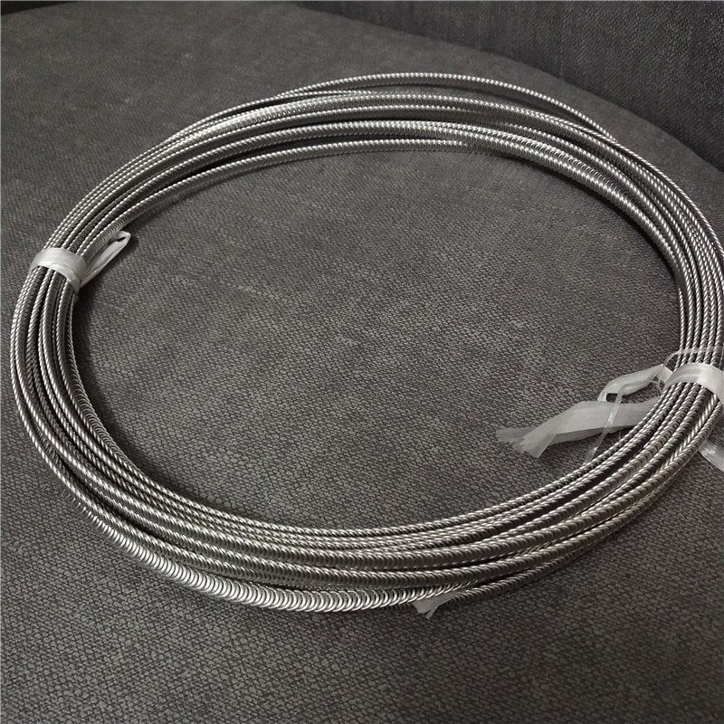 10 Meter 4/5x 1,8mm Rolle Spirale Edelstahl Knochen für Unterwäsche Korsett Spirale metallisch Boning