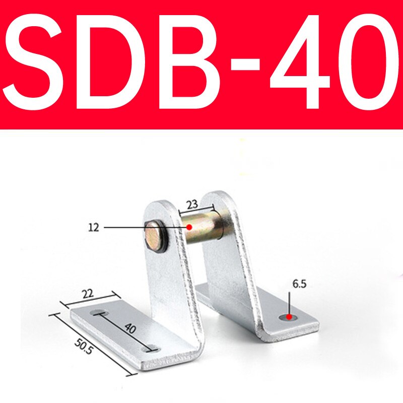 1 stk mal/ma standard sdb beslag pneumatisk luftcylinder monteringsstativ type sdb 16-20-25-32-40: Sdb -40