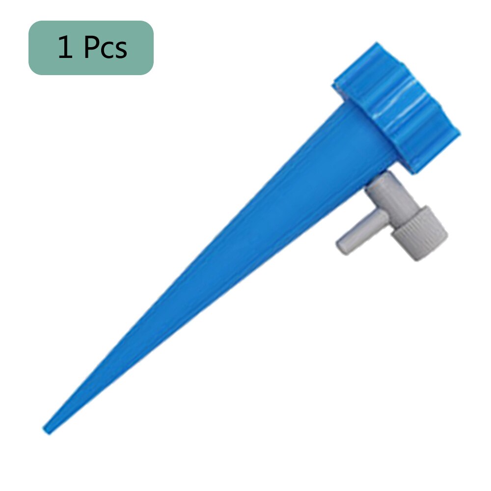 Auto Drip Irrigation Watering System Automatic Watering Spike for Plants Flower Indoor Household Waterers Bottle: 1PCS BLUE
