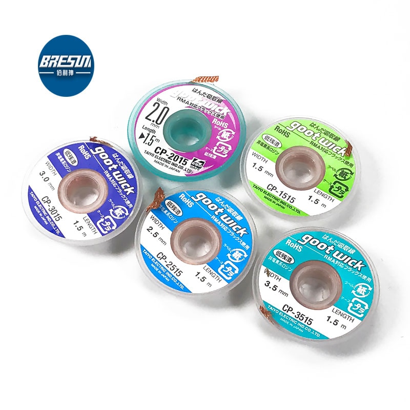 Goot CP Tin Suctio Desolderen Braid Solder Remover Wick Bga Solderen Draad Tin Absorptie Lijn CP-1515/2515/3015/3515