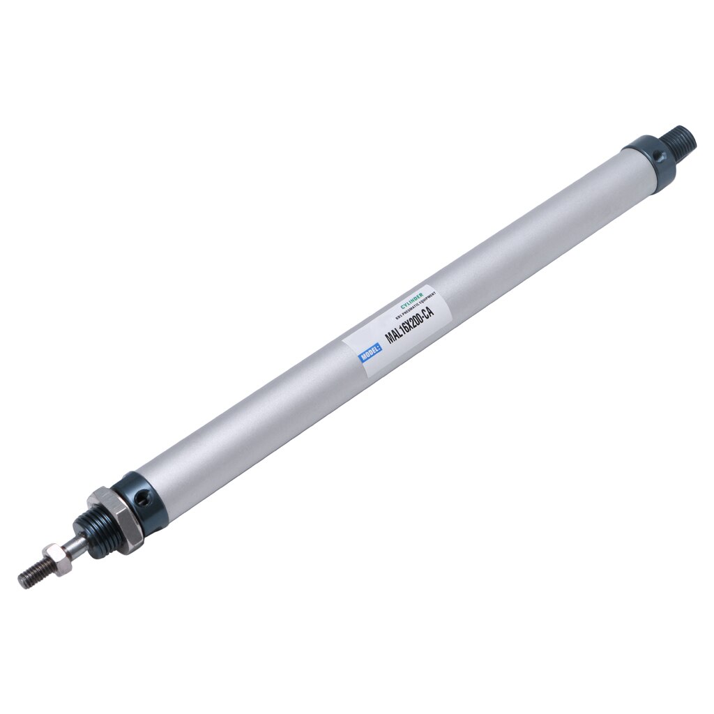MAL 16mm x 50/100/150/200mm simple tige Double effet Mini vérin pneumatique directe Support